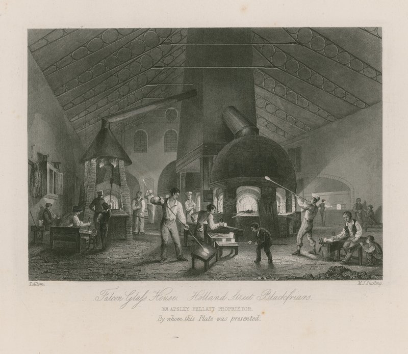 Falcon Glashus af Thomas Allom