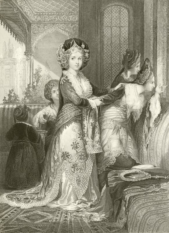 Favoritten Odalisque af Thomas Allom