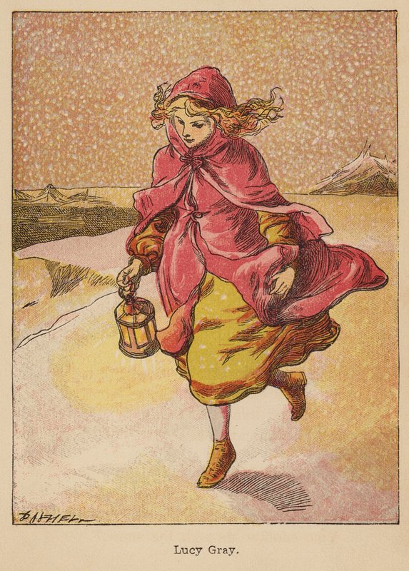 Lucy Gray (koloreret gravering) af Thomas Dalziel