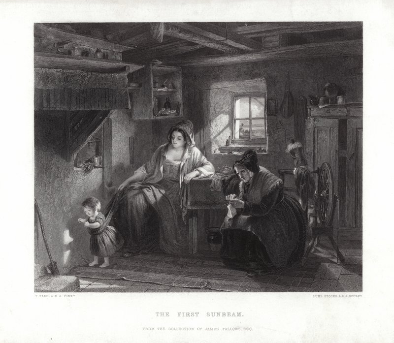 Den første solstråle af Thomas Faed