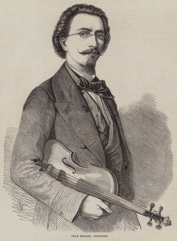 Jean Becker, violinist af Thomas Harrington Wilson