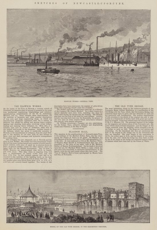 Skitser af Newcastle-upon-Tyne af Thomas Harrington Wilson