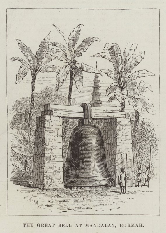 Den Store Klokke i Mandalay, Burmah af Thomas Harrington Wilson