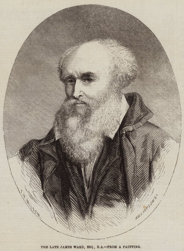 The Late James Ward, Esquire, RA af Thomas Harrington Wilson