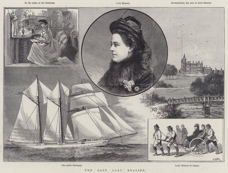 Den afdøde Lady Brassey af Thomas Harrington Wilson