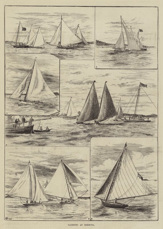 Sejlads på Bermuda af Thomas Harrington Wilson