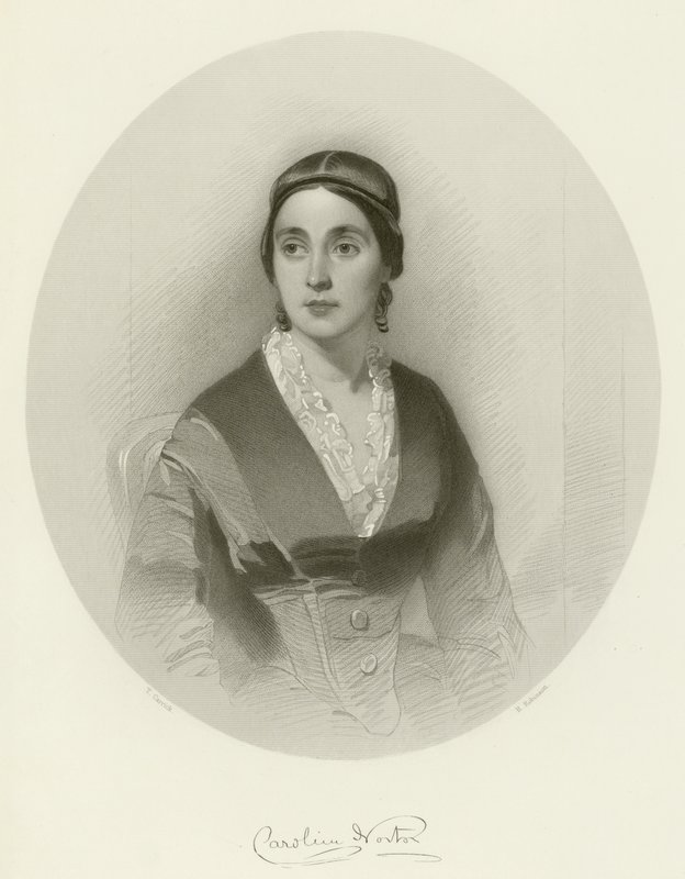Caroline Norton af Thomas Heathfield Carrick