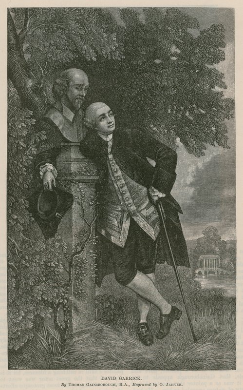 David Garrick, skuespiller af Thomas Hosmer Shepherd