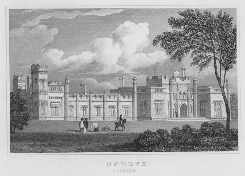 Inchrye, Fifeshire (gravering) af Thomas Hosmer Shepherd