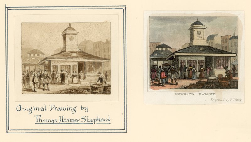 Newgate marked af Thomas Hosmer Shepherd