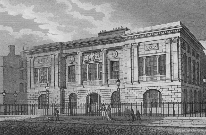 Trinity House, Tower Hill, London (gravering) af Thomas Hosmer Shepherd