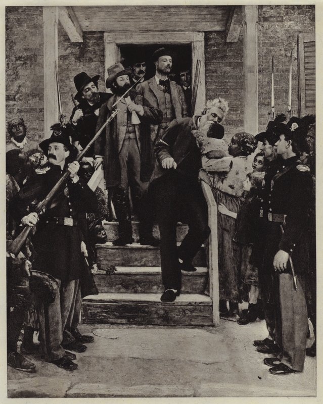 The Last Moments of John Brown (litho) af Thomas Hovenden