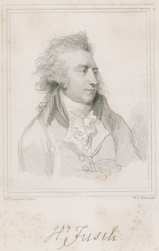 Portræt af den schweiziske maler Henry Fuseli af Thomas Lawrence