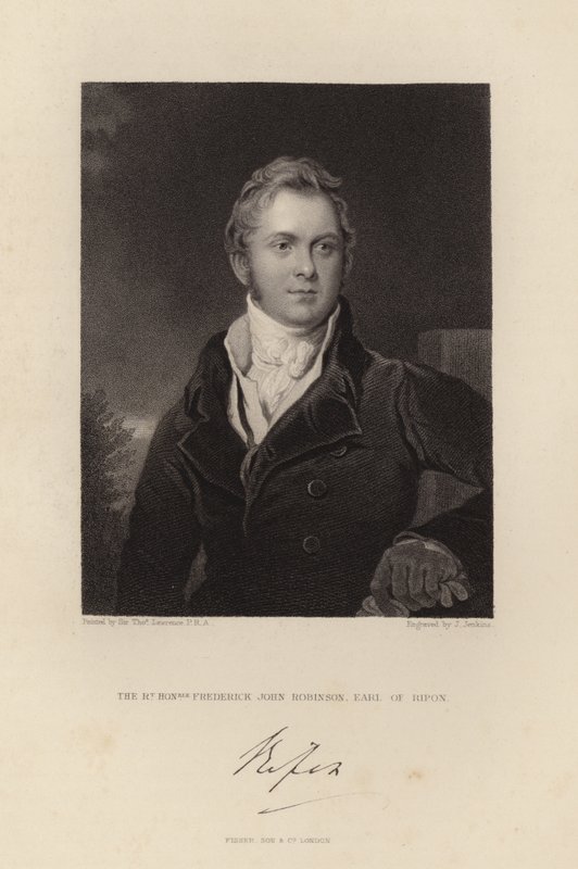 Den højærværdige Frederick John Robinson af Thomas Lawrence