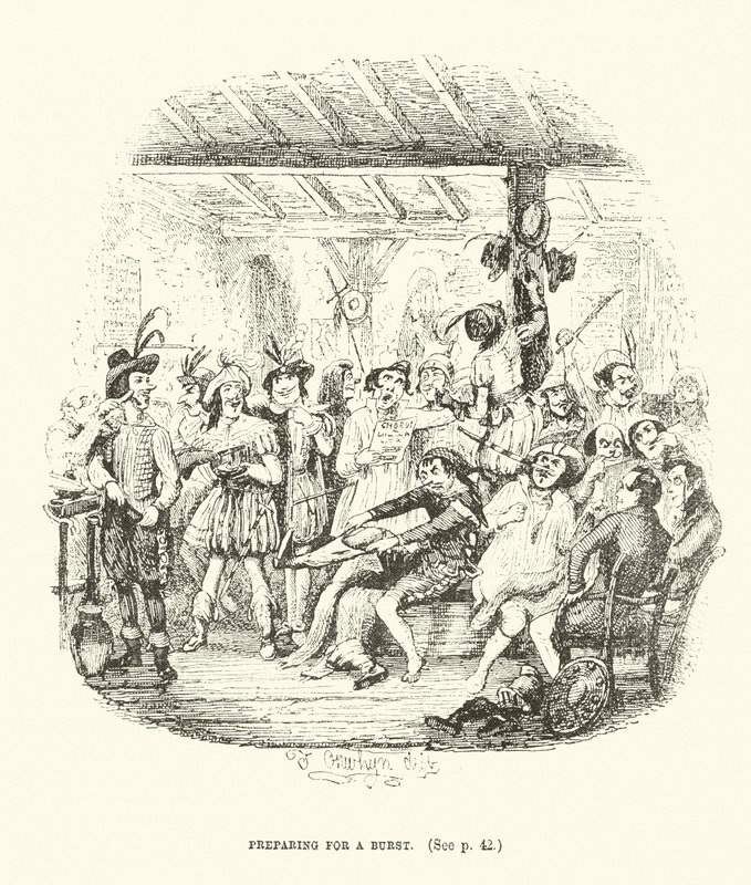 Illustration til Valentine Vox (gravering) af Thomas Onwhyn