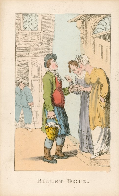 Sød billet af Thomas Rowlandson