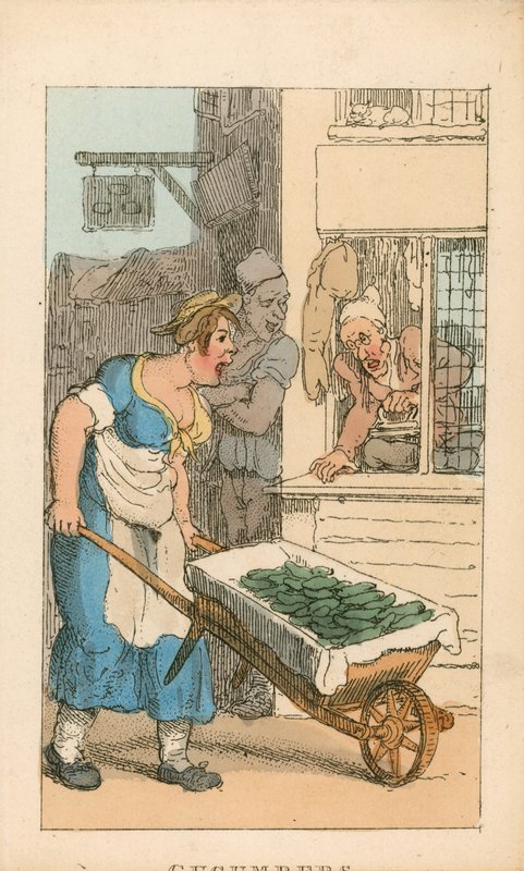 Agurker af Thomas Rowlandson