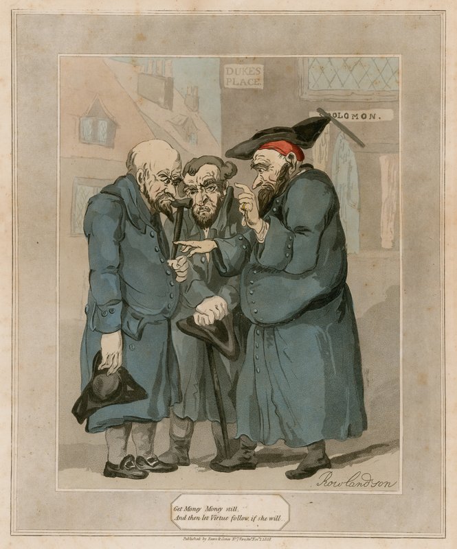 Få penge penge penge stadig af Thomas Rowlandson