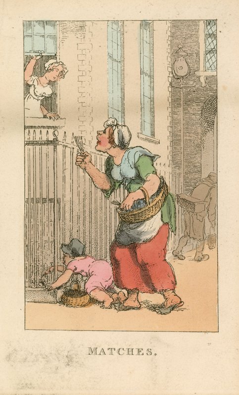 Tændstikker af Thomas Rowlandson