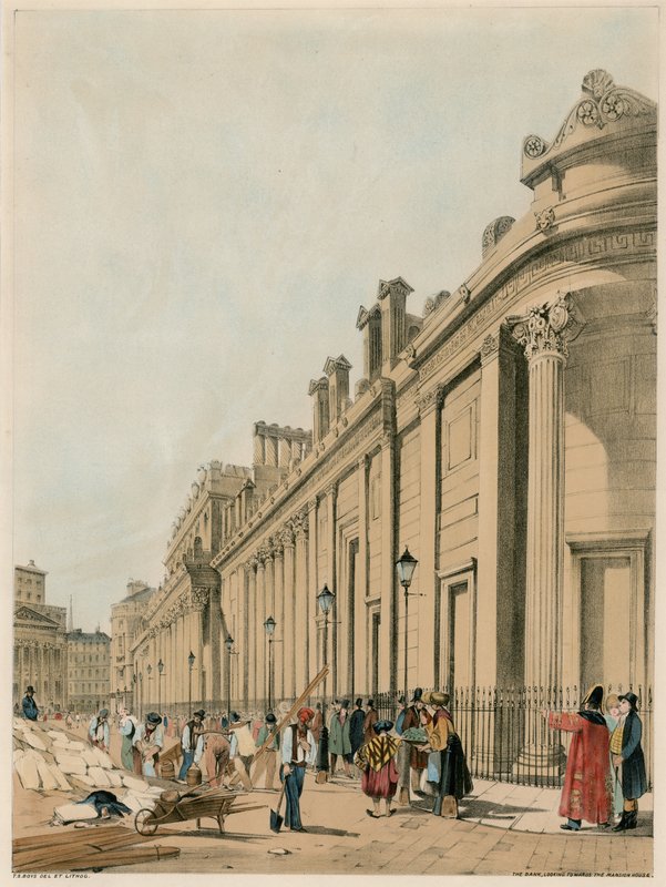 Bank of England af Thomas Shotter Boys