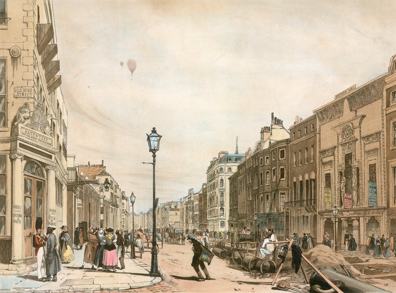 Piccadilly ser mod byen af Thomas Shotter Boys