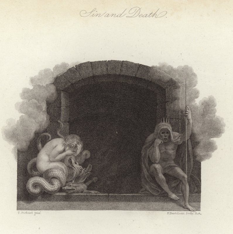 Synd og Død af Thomas Stothard