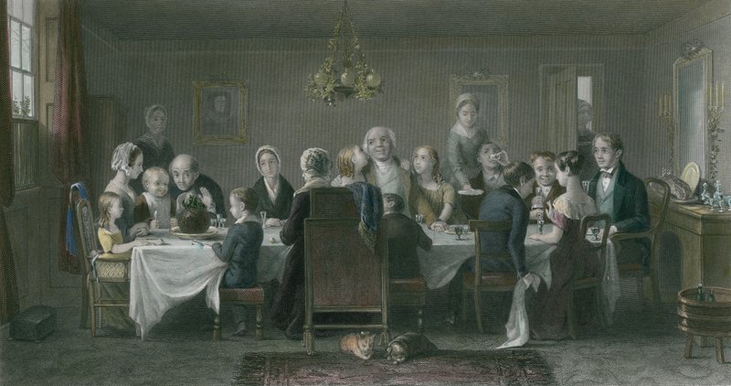 Julebuddingen af Thomas Webster