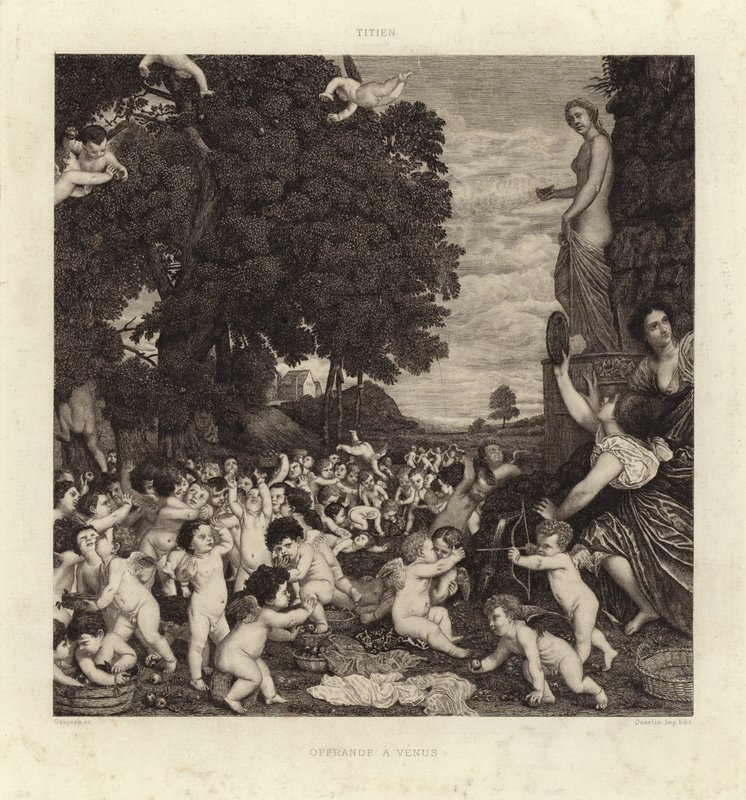 Tilbedelsen af Venus af Tiziano Vecelli