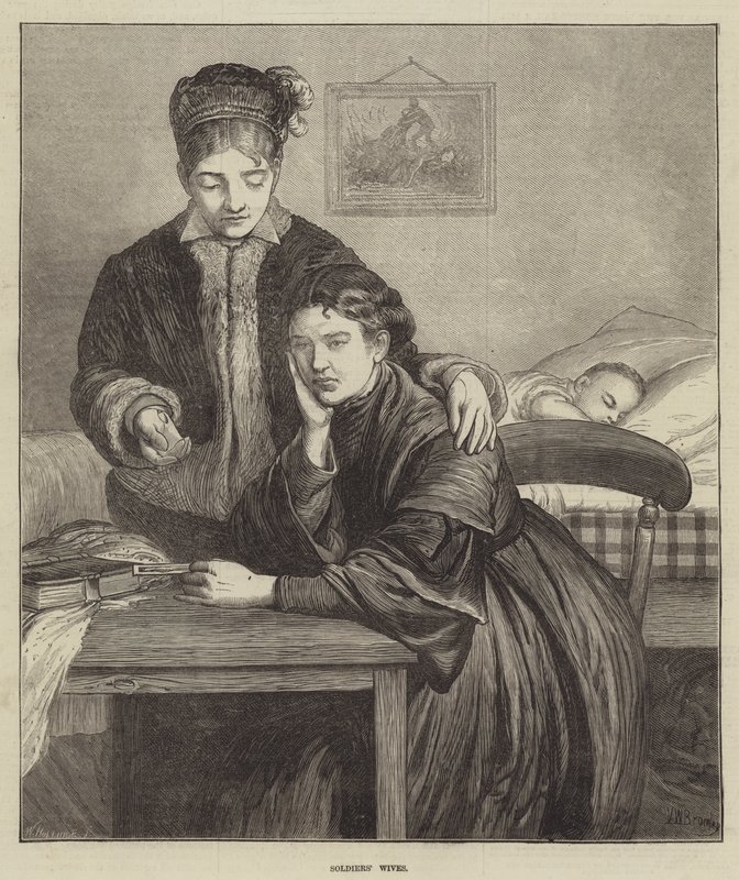 Soldaterkoner af Valentine Walter Lewis Bromley