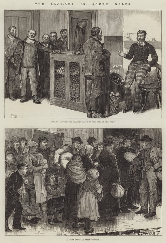 Lock-out i South Wales af Valentine Walter Lewis Bromley