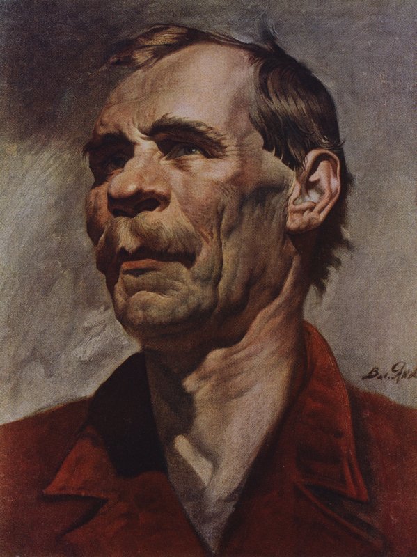 Partisan (farvelitografi) af Vassily Nikolayevich Yakovlev