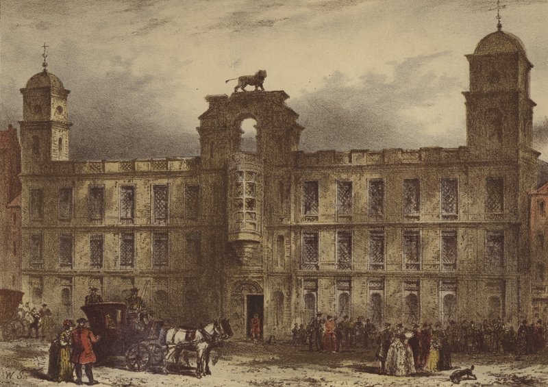 Northumberland House, Strand (chromolitho) af Waldo Sargeant