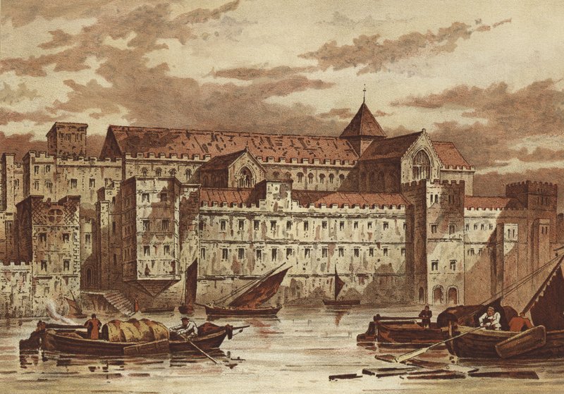 Savoy Palace, Strand (chromolitho) af Waldo Sargeant
