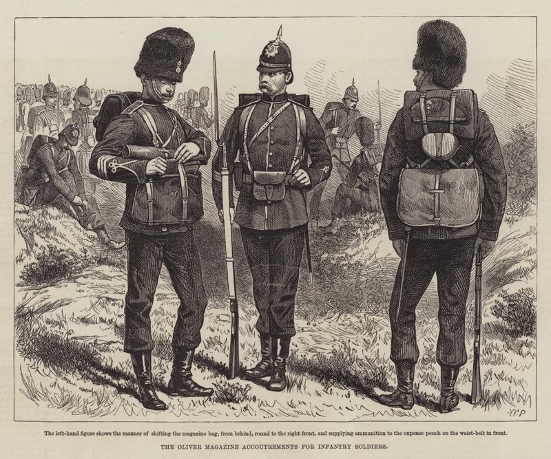 Oliver Magazine-udstyr til infanterisoldater af Walter Paget