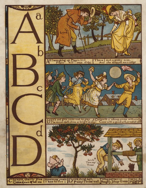 Alphabet (Color Litho) af Walter Crane