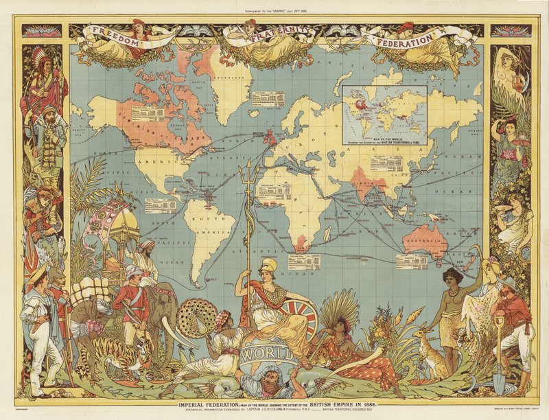 Imperialistisk Føderation af Walter Crane