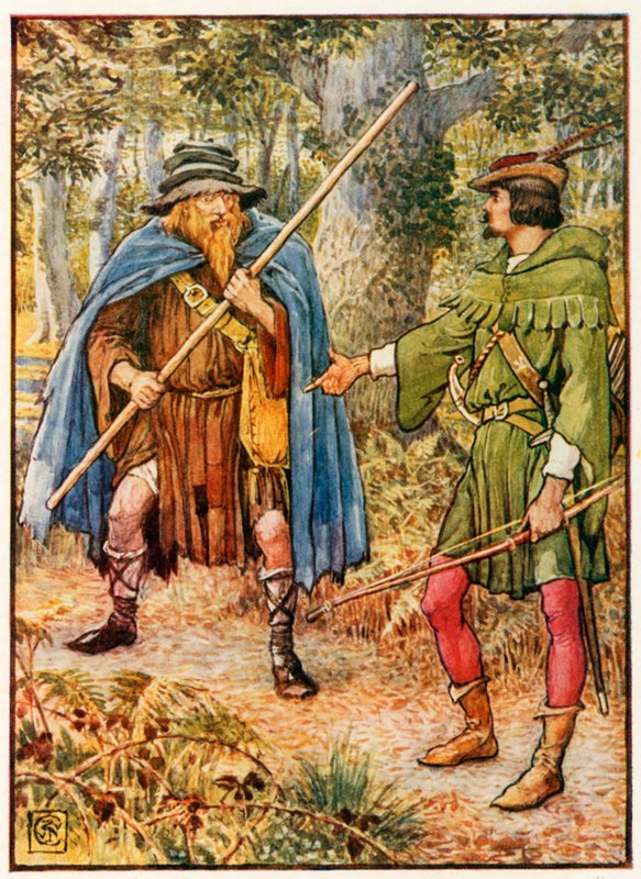Robin Hood og tiggerspionen af Walter Crane