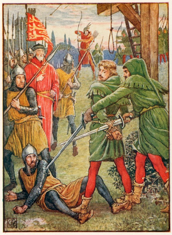 Redningen af Will Stutley af Walter Crane
