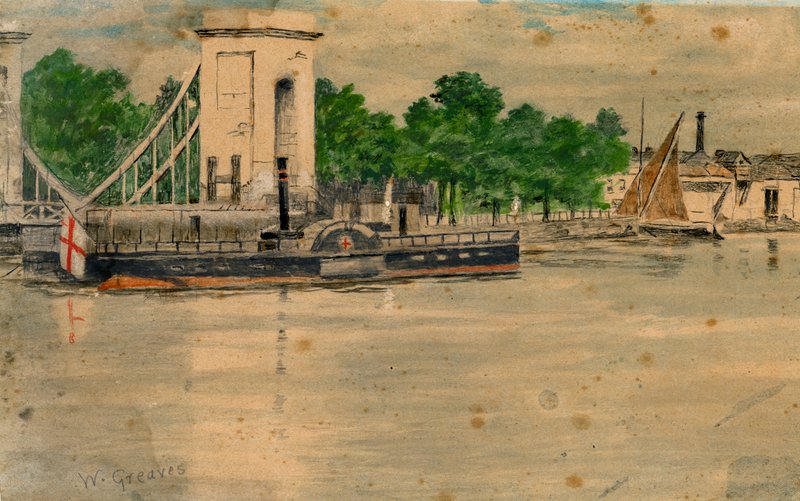 Cadogan Pier Chelsea af Walter Greaves