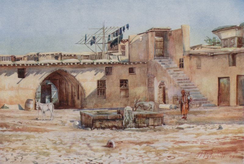 En Khan i Damaskus af Walter Spencer Stanhope Tyrwhitt