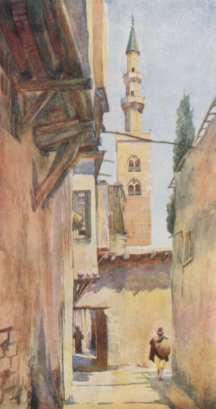 Damaskus: Jesu Minaret af Walter Spencer Stanhope Tyrwhitt