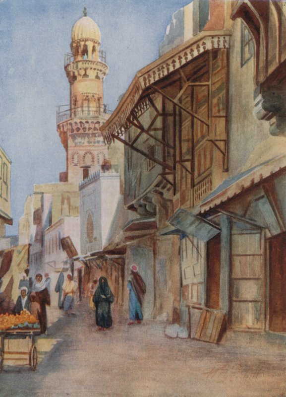 Sultan Bibars moske, Kairo af Walter Spencer Stanhope Tyrwhitt