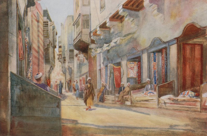 Teltmagernes basar, Cairo af Walter Spencer Stanhope Tyrwhitt