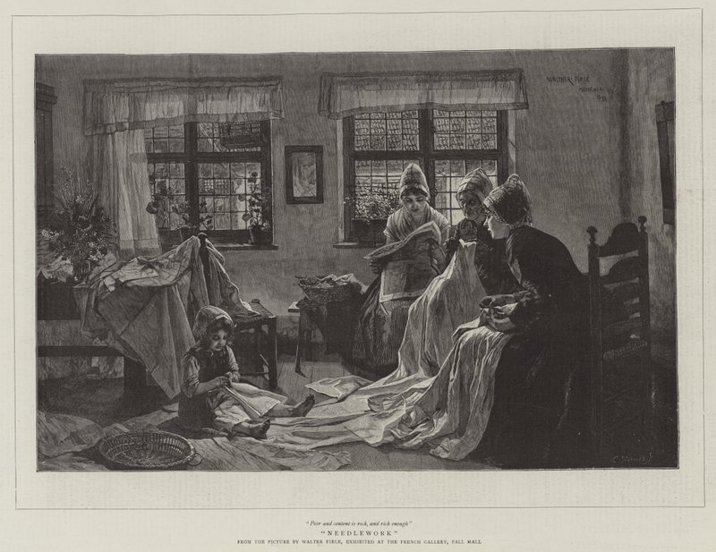 Håndarbejde af Walther Firle