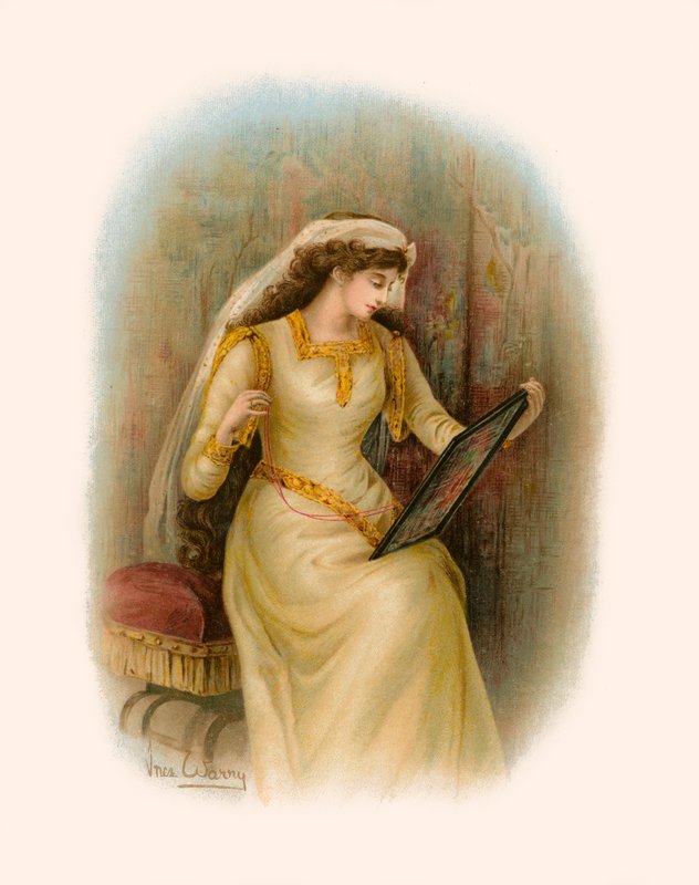 Tennysons Lady of Shalott af Warry