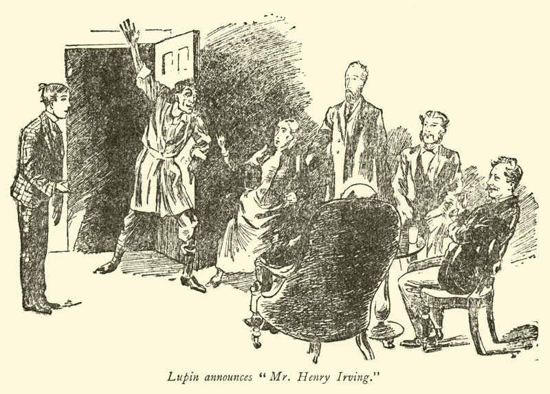 Lupin annoncerer hr. Henry Irving af Weedon Grossmith