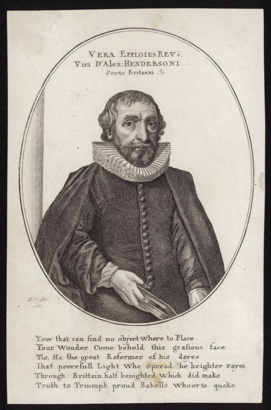 Pastor Alexander Henderson af Wenceslaus Hollar
