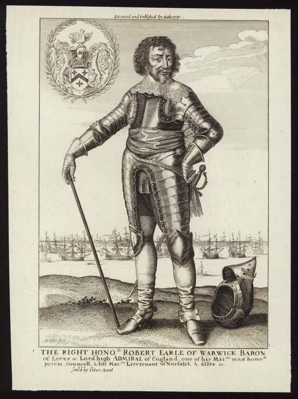 Den ærede Robert Earl of Warwick af Wenceslaus Hollar