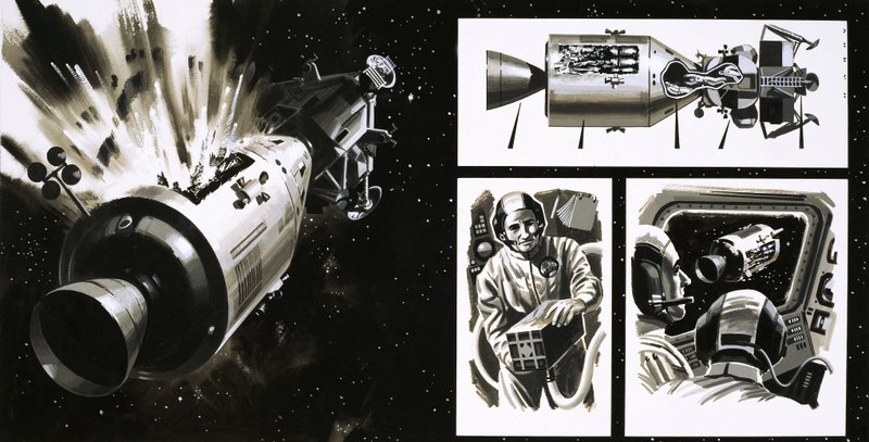 Apollo 13-missionen af Wilf (20th century) Hardy