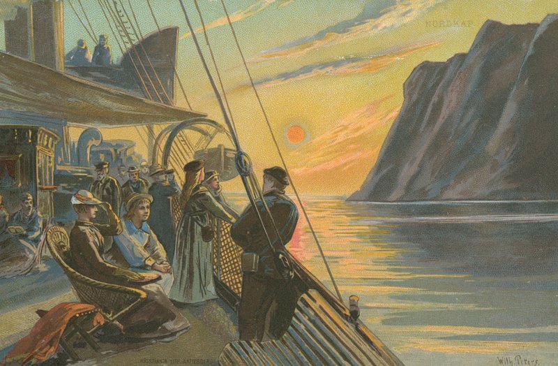 Nordkap (chromolitho) af Wilhelm Peters
